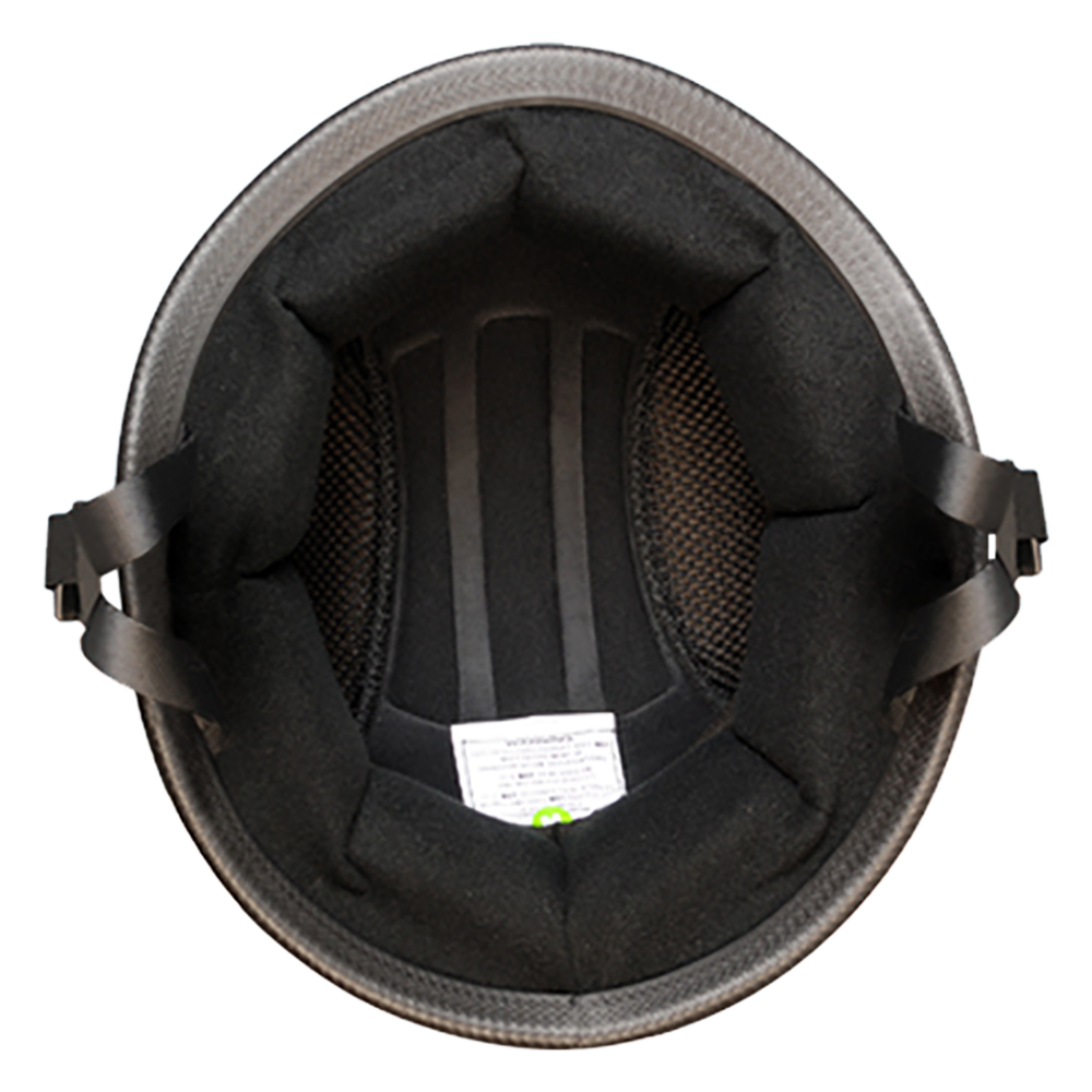Daytona NOVELTY Non-Certified Helmet - Unisex - Hi-Gloss Black German - 1004A