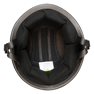 Daytona NOVELTY Non-Certified Helmet - Unisex - Hi-Gloss Black German - 1004A