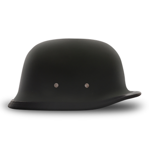 dot chrome german motorcycle helmet Daytona Premium NOVELTY German Helmet Dull Flat Black "1004B" Get Free – Ryde-Motorcycle