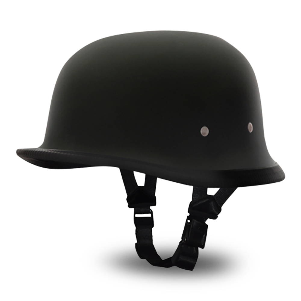 Daytona NOVELTY Non-Certified Helmet - Unisex - Flat/Dull Black German - 1004B