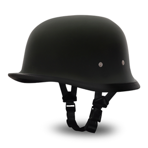 bike helmet german style Daytona Premium NOVELTY German Helmet Dull Flat Black "1004B" Get Free – Ryde-Motorcycle