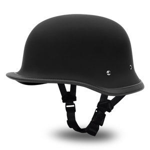 Daytona NOVELTY Non-Certified Helmet - Unisex - Flat/Dull Black German - 1005B