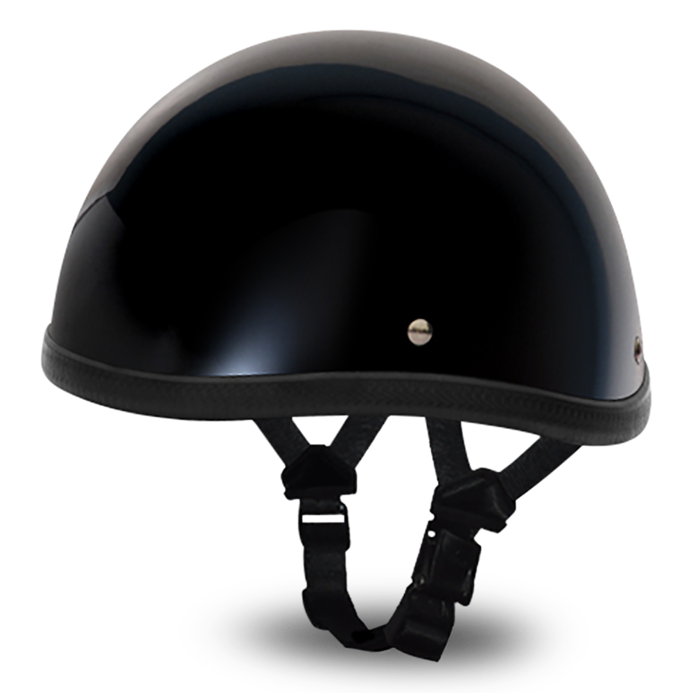 Daytona NOVELTY Non-Certified Helmet - Unisex - Hi-Gloss Black Smokey - 1006ANS