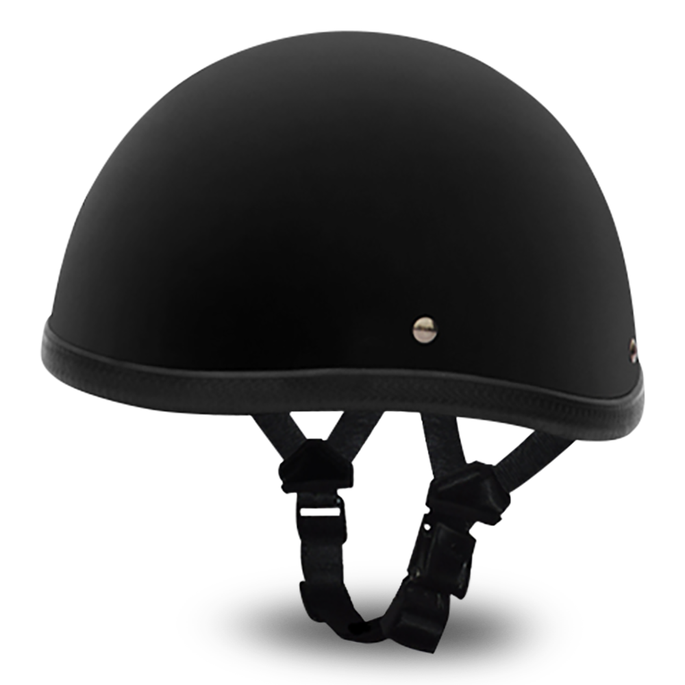 Daytona NOVELTY Non-Certified Helmet - Unisex - Flat/Dull Black Smokey - 1006BNS