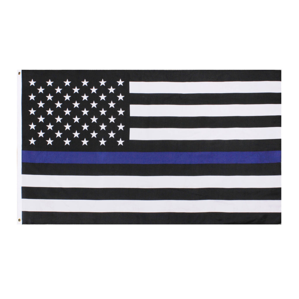 Thin Blue Line U.S. Flag