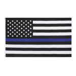 Thin Blue Line U.S. Flag