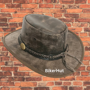 Pindari "Hickory Stone" Australian Crushable Cowboy Bend A Brim Hat
