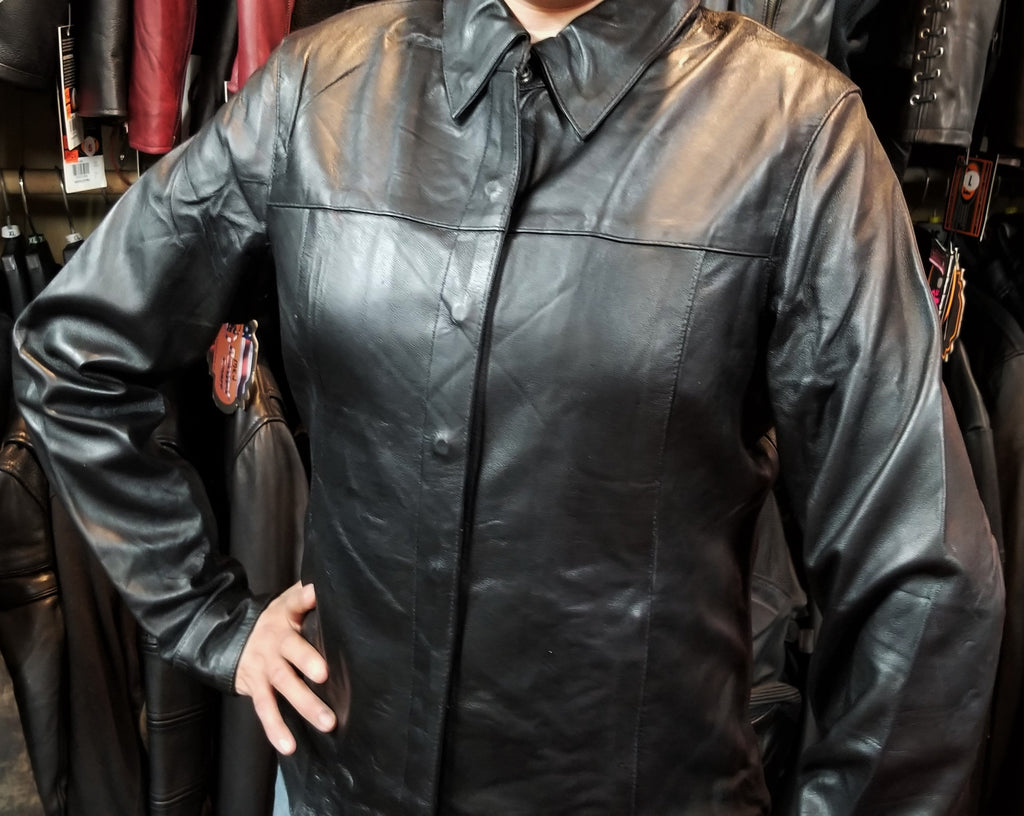 Ladies "Laci" Leather Riding Shirt
