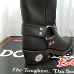 Double-H Leather Motorcycle Strap Women's Boot - 5008