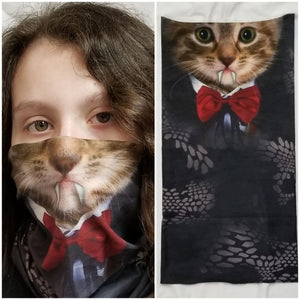 Moto-Pet Animal Print Neck Warmer & Face Mask Tube