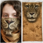 Moto-Pet Animal Print Neck Warmer & Face Mask Tube