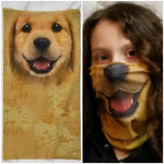 Moto-Pet Animal Print Neck Warmer & Face Mask Tube
