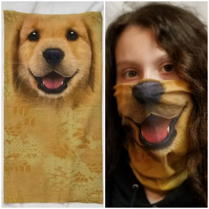 Moto-Pet Animal Print Neck Warmer & Face Mask Tube