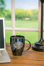 Harley Davidson Mug - Black Bar and Shield Luster