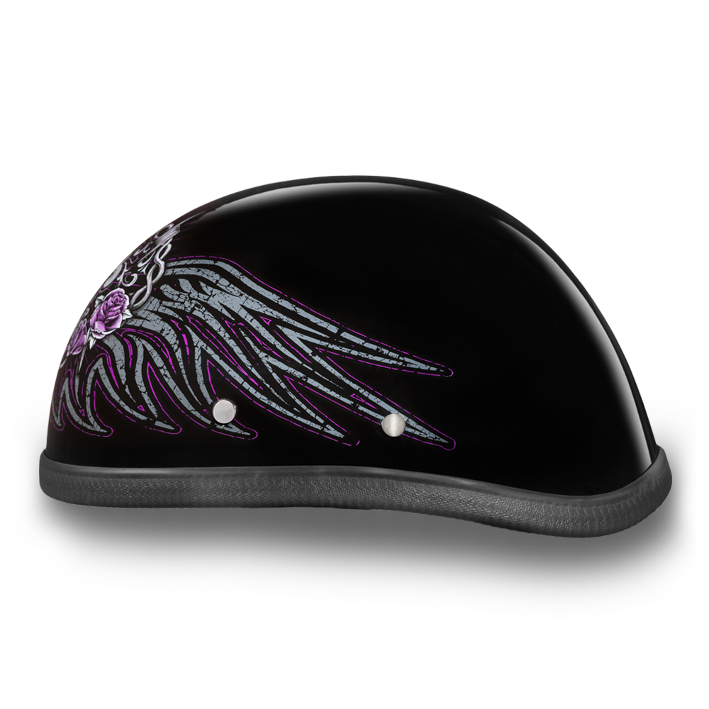Daytona NOVELTY Non-Certified Helmet - Women's - Barbed Wire Heart - 6002BWH