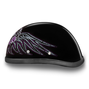 Daytona NOVELTY Non-Certified Helmet - Women's - Barbed Wire Heart - 6002BWH
