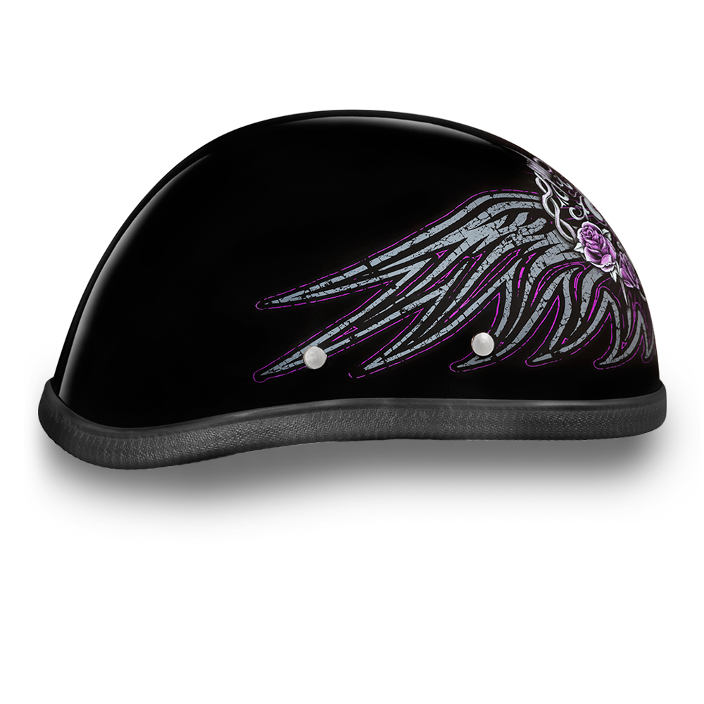 Daytona NOVELTY Non-Certified Helmet - Women's - Barbed Wire Heart - 6002BWH
