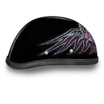 Daytona NOVELTY Non-Certified Helmet - Women's - Barbed Wire Heart - 6002BWH
