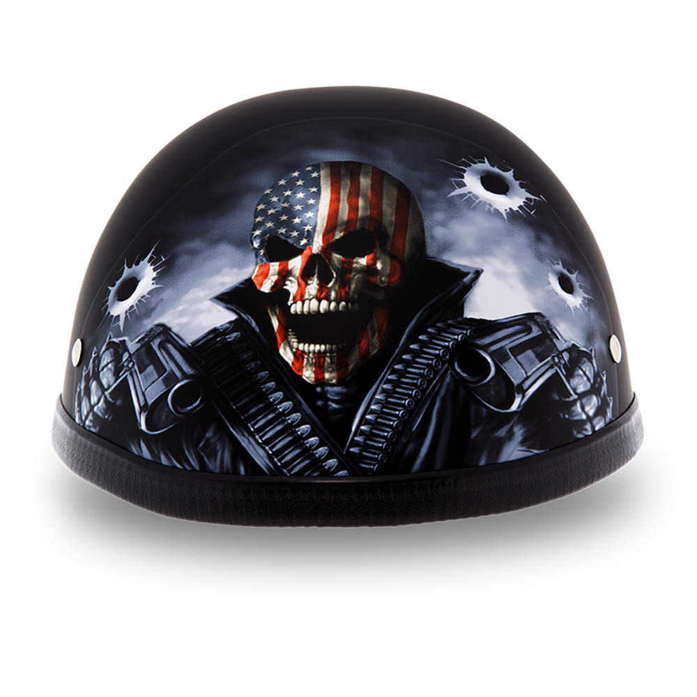 Daytona NOVELTY Non-Certified Helmet - Unisex - Come Get 'Em - 6002CG