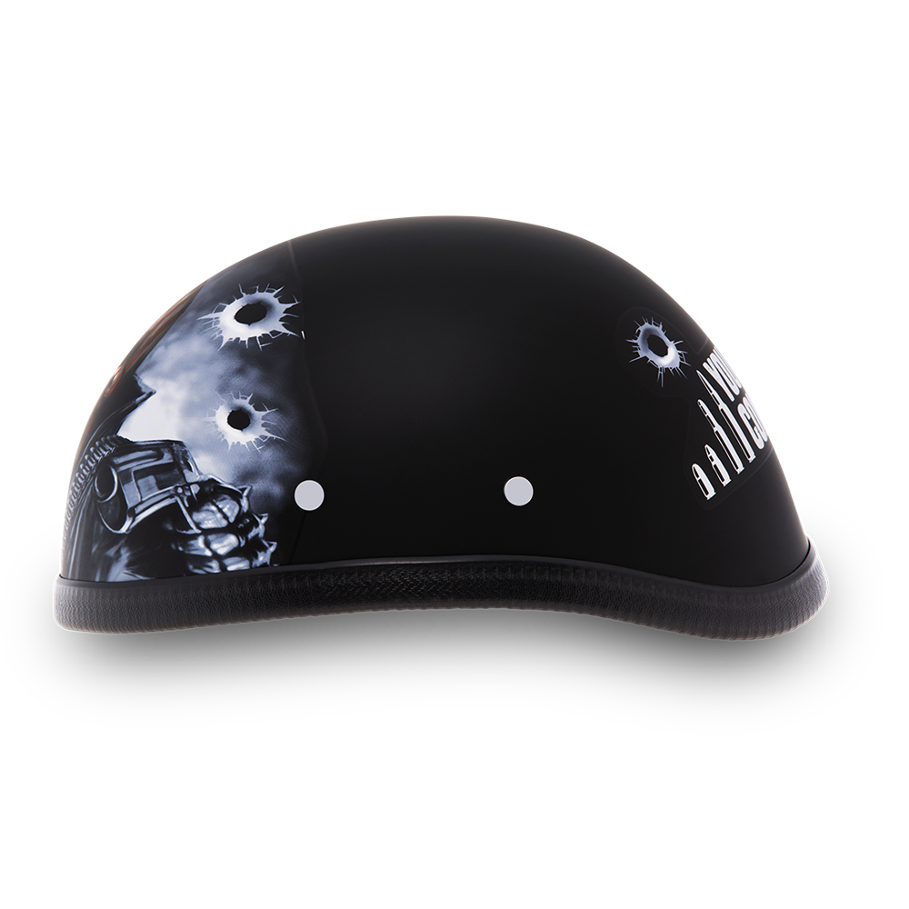 Daytona NOVELTY Non-Certified Helmet - Unisex - Come Get 'Em - 6002CG