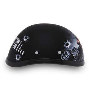 Daytona NOVELTY Non-Certified Helmet - Unisex - Come Get 'Em - 6002CG