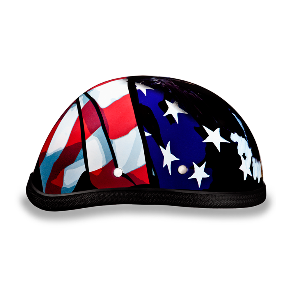 Daytona NOVELTY Non-Certified Helmet - Unisex - Freedom - 6002FR
