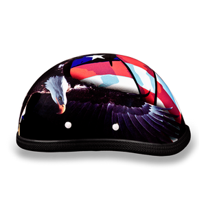 Daytona NOVELTY Non-Certified Helmet - Unisex - Freedom - 6002FR