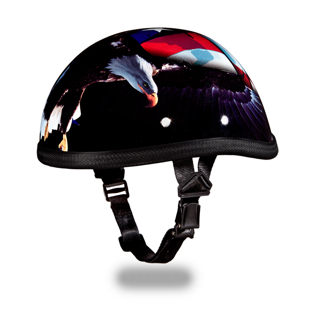 Daytona NOVELTY Non-Certified Helmet - Unisex - Freedom - 6002FR