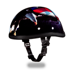 Daytona NOVELTY Non-Certified Helmet - Unisex - Freedom - 6002FR