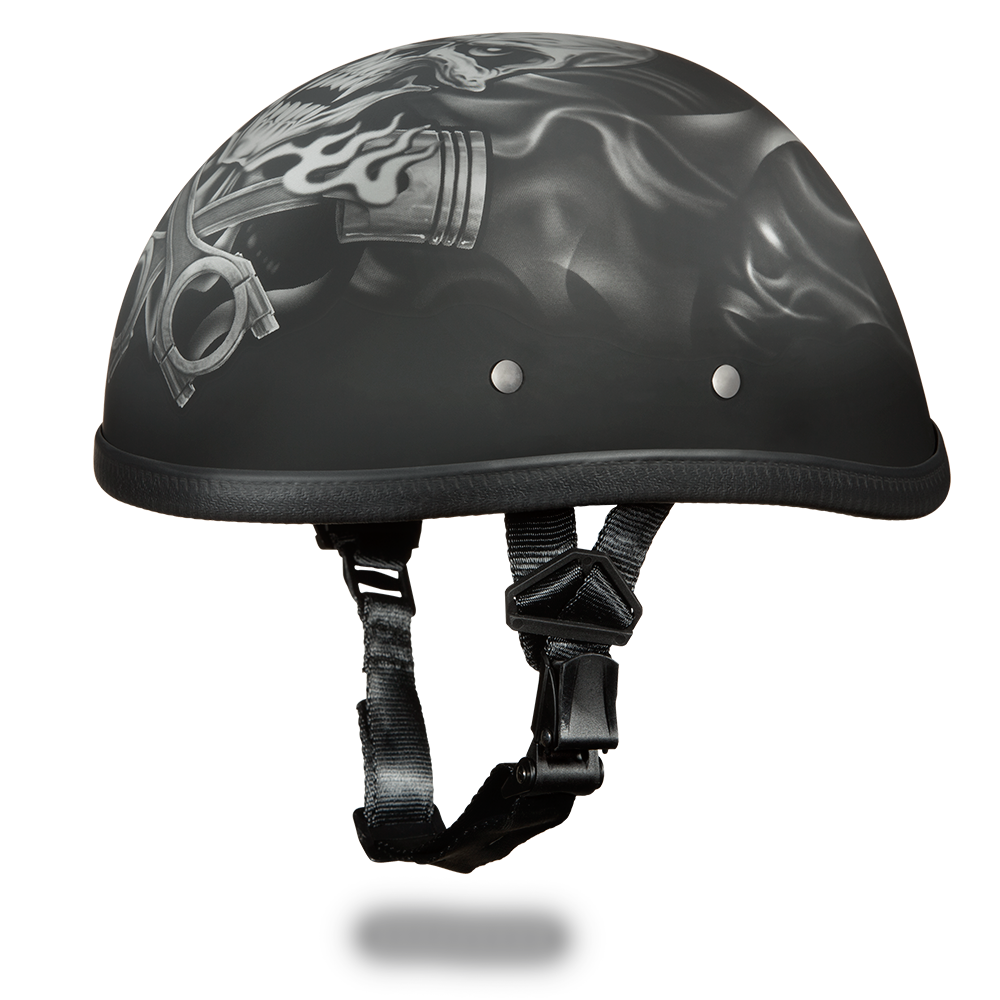 Daytona NOVELTY Non-Certified Helmet - Unisex - Pistons Skull - 6002PS