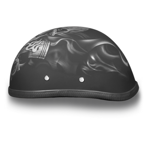 Daytona NOVELTY Non-Certified Helmet - Unisex - Pistons Skull - 6002PS