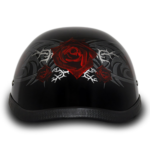 Daytona NOVELTY Non-Certified Helmet - Women's - Rose - 6002R