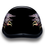 Daytona NOVELTY Non-Certified Helmet - Women's - Skull Wings - 6002SKW