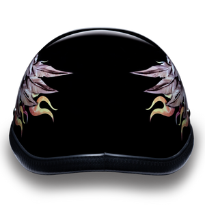 Daytona NOVELTY Non-Certified Helmet - Women's - Skull Wings - 6002SKW