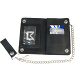 BW429-23 Deluxe  5.5" Bi Fold Credit Card Biker Chain Wallet