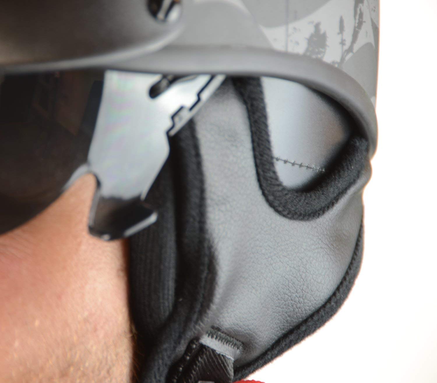 ear pockets for motorcycle helmets Super Thin Grey Ear Pad Inserts for DOT Half Helmets with "Y Strap" – Ryde- Motorcycle
