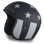 D.O.T. Daytona 3/4 Open Face Helmet - Unisex - Captain America Stealth - DC6-CAS