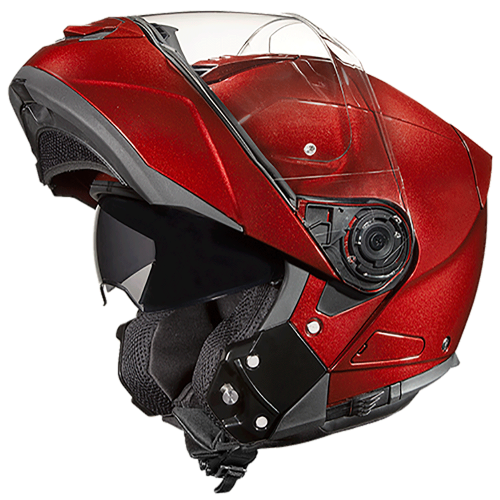 Daytona Glide Flip Up Modular Helmet Black Cherry - MG1-BC