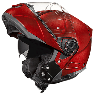 flip over motorcycle helmet Daytona Glide Flip Up Modular Helmet Black Cherry