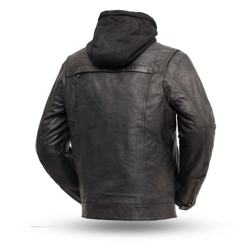 Men's FIM276 Vendetta Distressed Black/Brown Jacket
