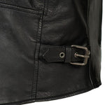 Men's FIM278  Indy Classic Scooter Motorcycle Black Jacket