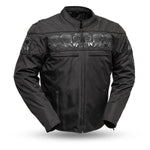 Night Rider Men's Codura Reflective Immortal Skull Jacket