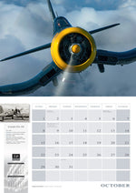 2023 Flying Legends Large Wall Calendar 17" x 11" Format