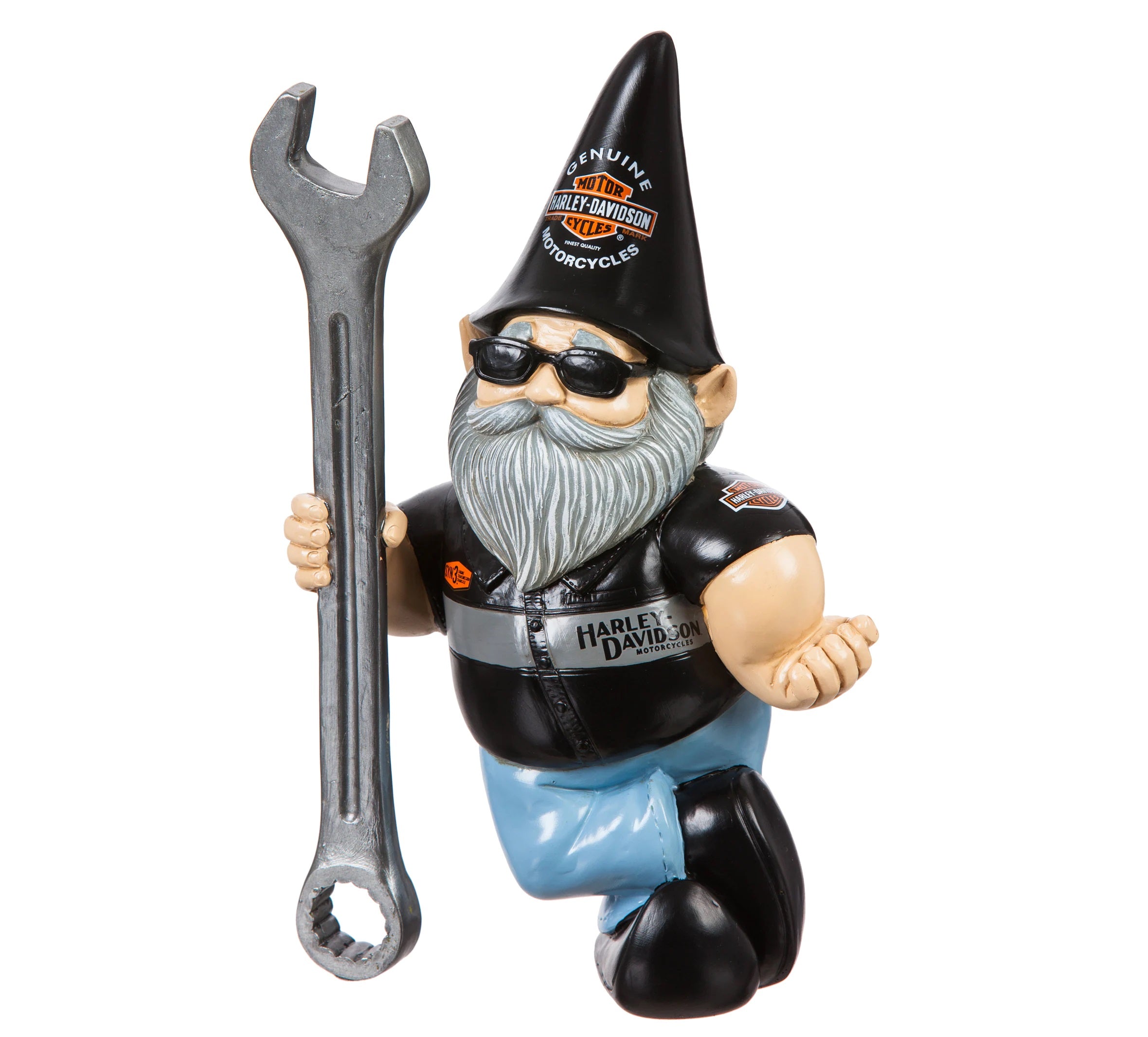 Harley-Davidson Male Mechanic Grandpa Garden Gnome
