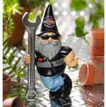 Harley-Davidson Male Mechanic Grandpa Garden Gnome