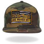 "We the People Are Pissed Off!" American Flag Snapback Hat