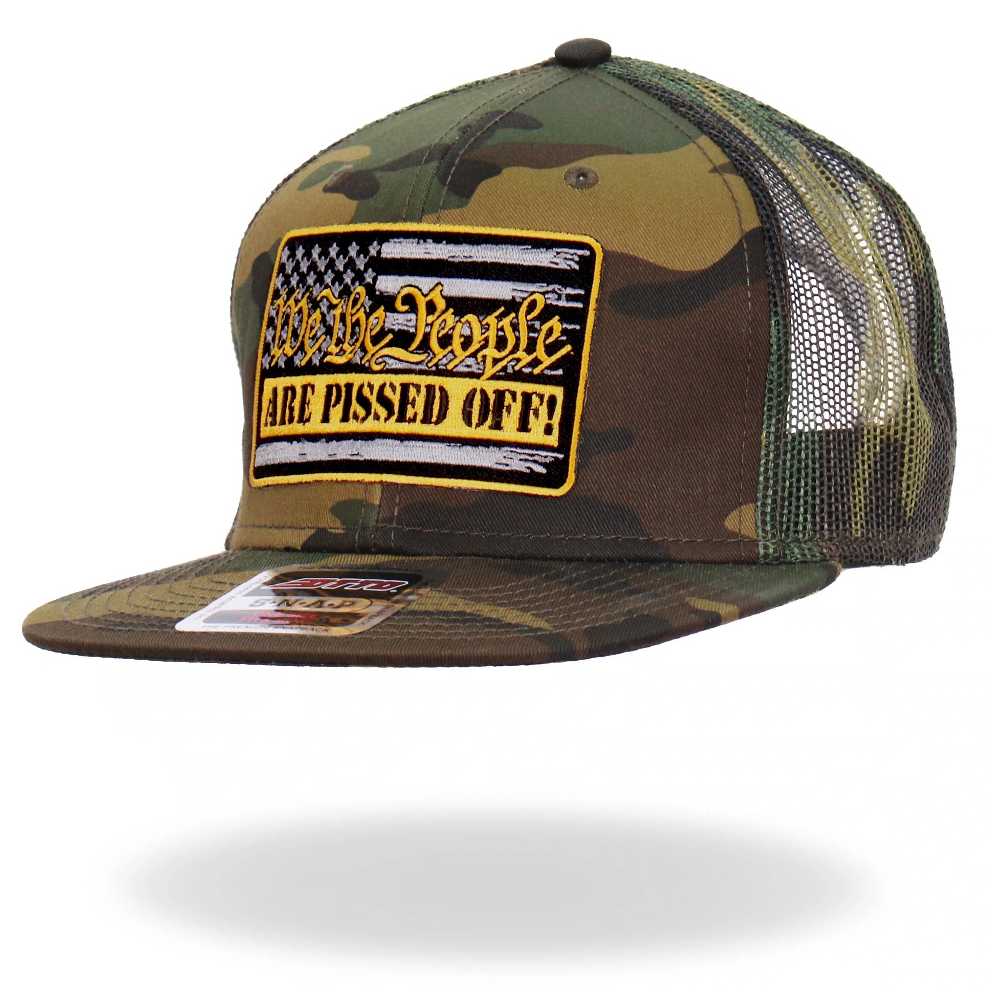 "We the People Are Pissed Off!" American Flag Snapback Hat