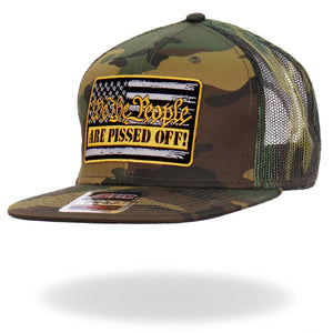 "We the People Are Pissed Off!" American Flag Snapback Hat