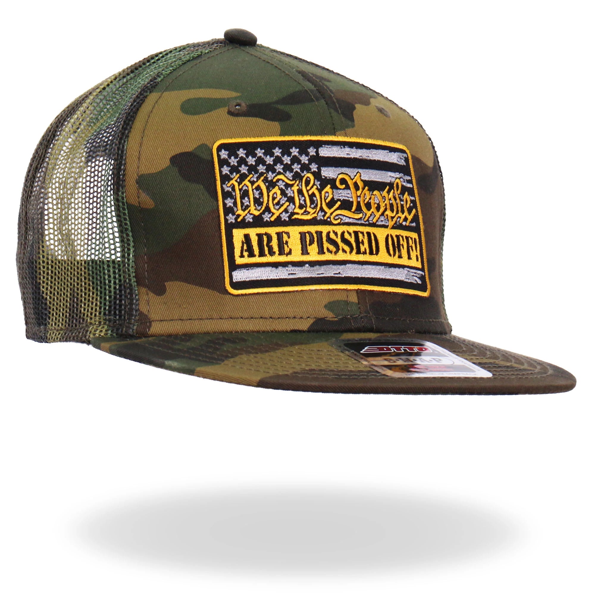 "We the People Are Pissed Off!" American Flag Snapback Hat