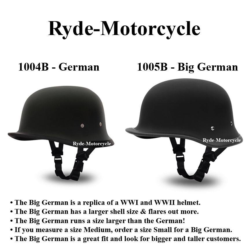 Daytona NOVELTY Non-Certified Helmet - Unisex - Flat/Dull Black German - 1005B